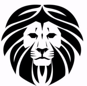 Lion head only logo